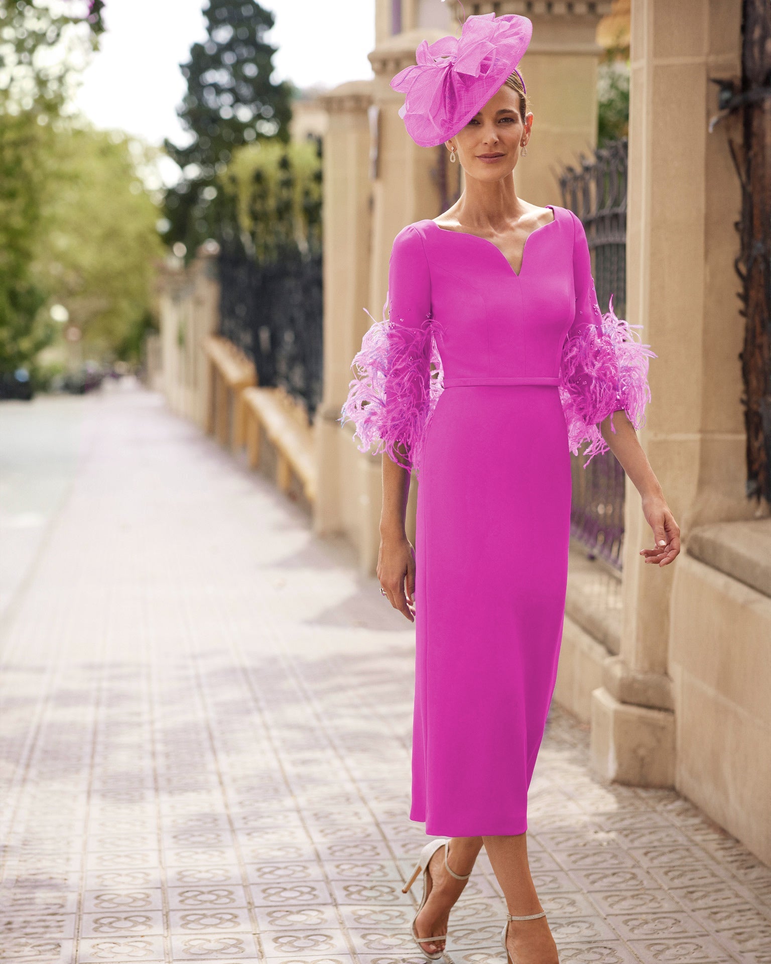 Fuchsia pink dresses uk hotsell