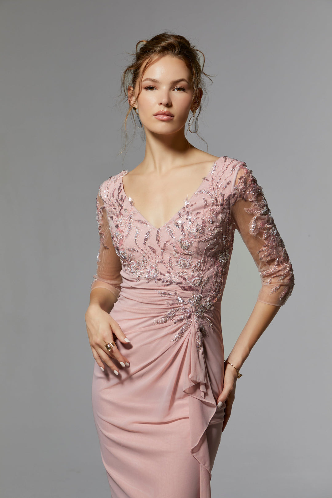 MGNY Collection by Mori Lee 72909 Blush