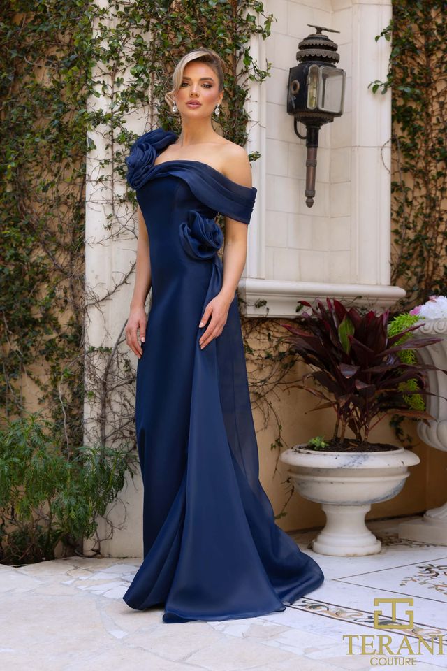 Terani Couture 242M3342 NAVY